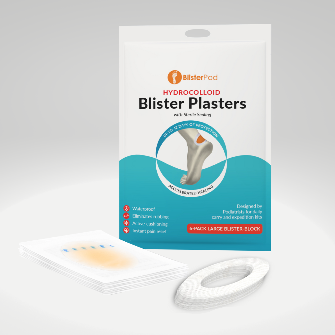 BlisterPod Hydrocolloid Blister Plaster Bandages Hydrocolloid - Blister Prevention