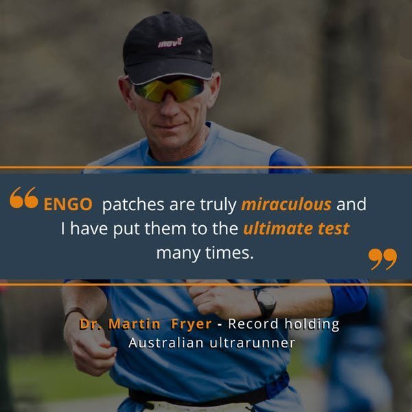 Martin Fryer ultramarathon blister pevention with engo patches